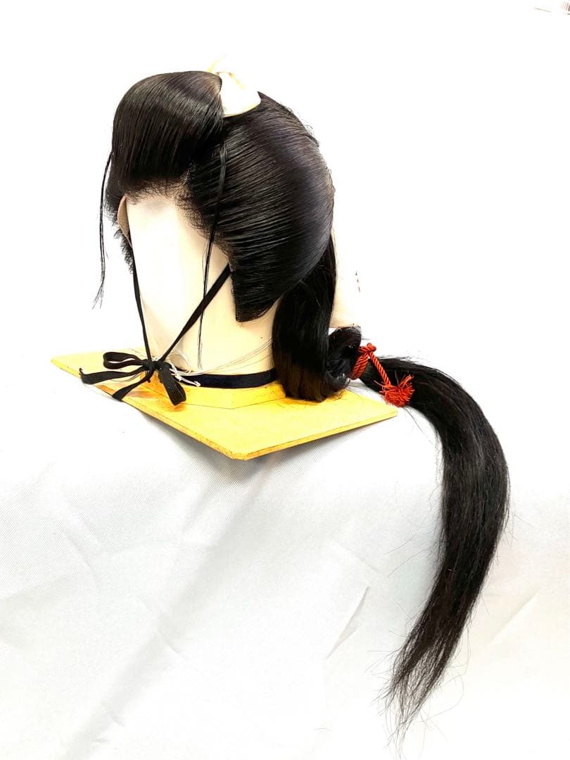 今西、Ｍサイズ、洗い髪、良品中古舞踊かつら、日本髪かつら、大衆演劇かつらケース付