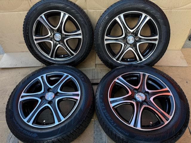 アクア ヴィッツ フィット スタッドレスセット 175/65R15 2019年製