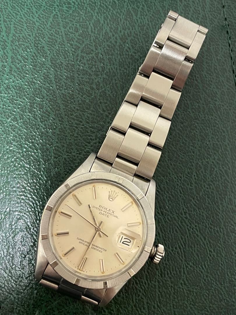 ROLEX オイスターパーペチュアルデイトシルバー1501 41番台アンティーク