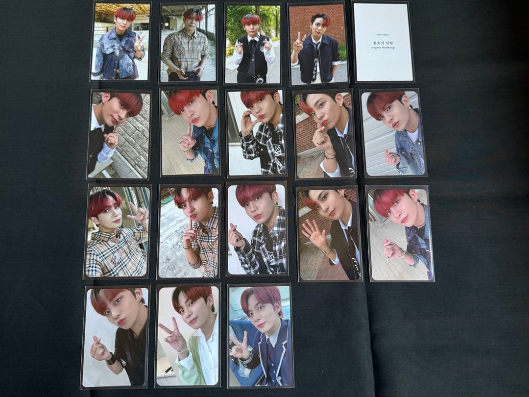 ATEEZ ジョンホ アルバム 封入 特典 トレカ セット ③