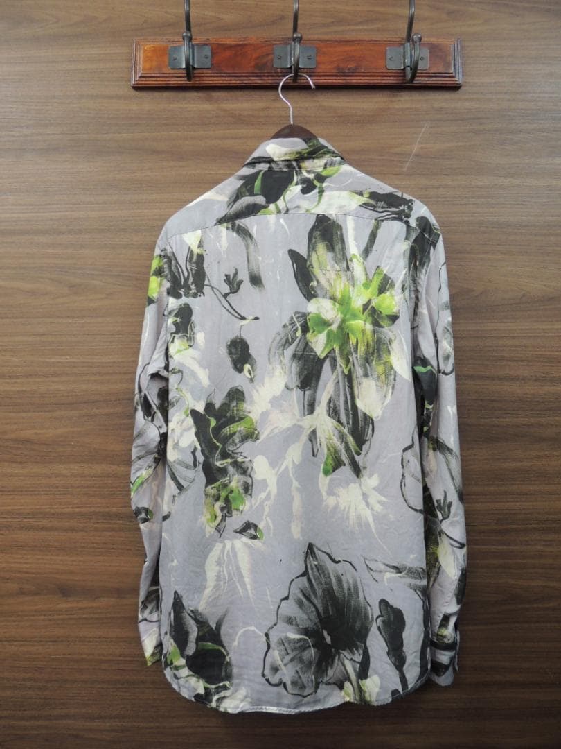 定価29700円 PAUL SMITH Painted Leaf 長袖 シャツ