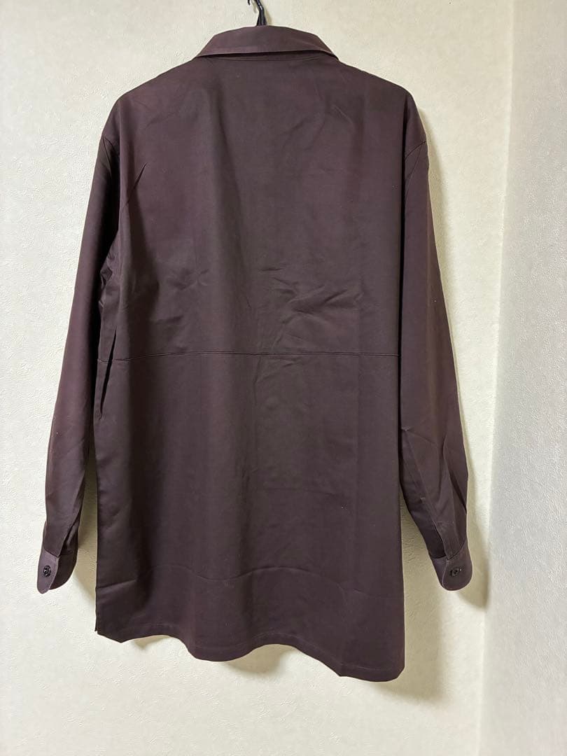 STONE  ダークブラウン長袖シャツ　 メンズXL イタリア製