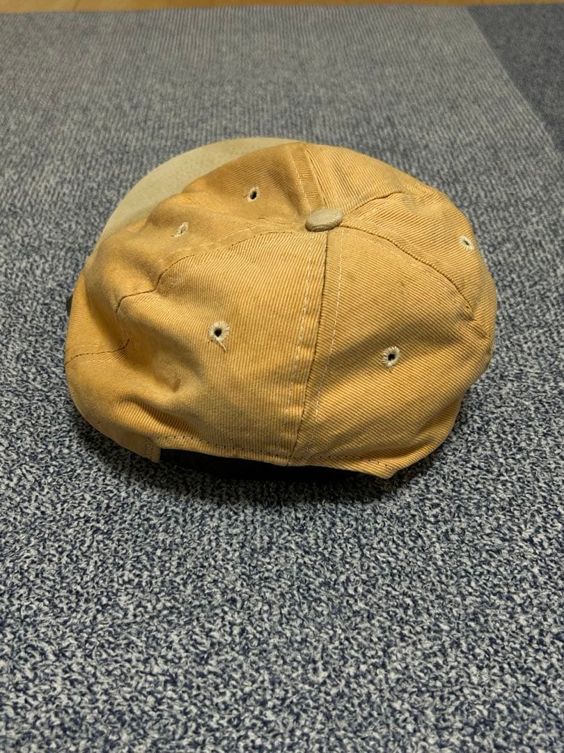 80s OLD STUSSY USA製 白タグ ストックロゴ 2トーン キャップ