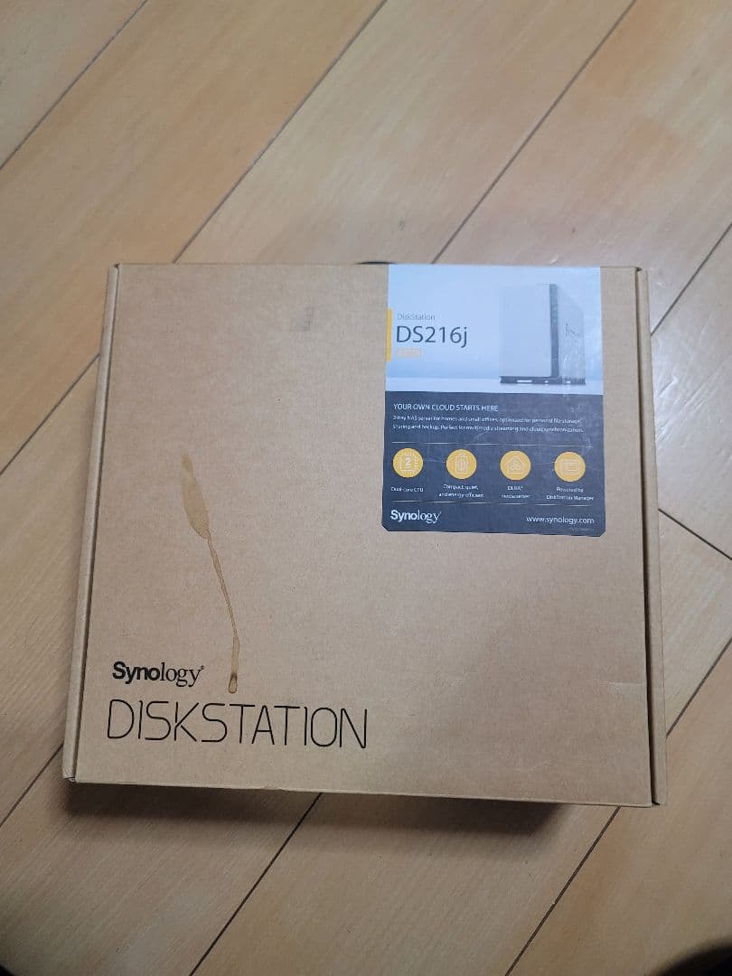 Synology DS216j NAS 静音ファン換装
