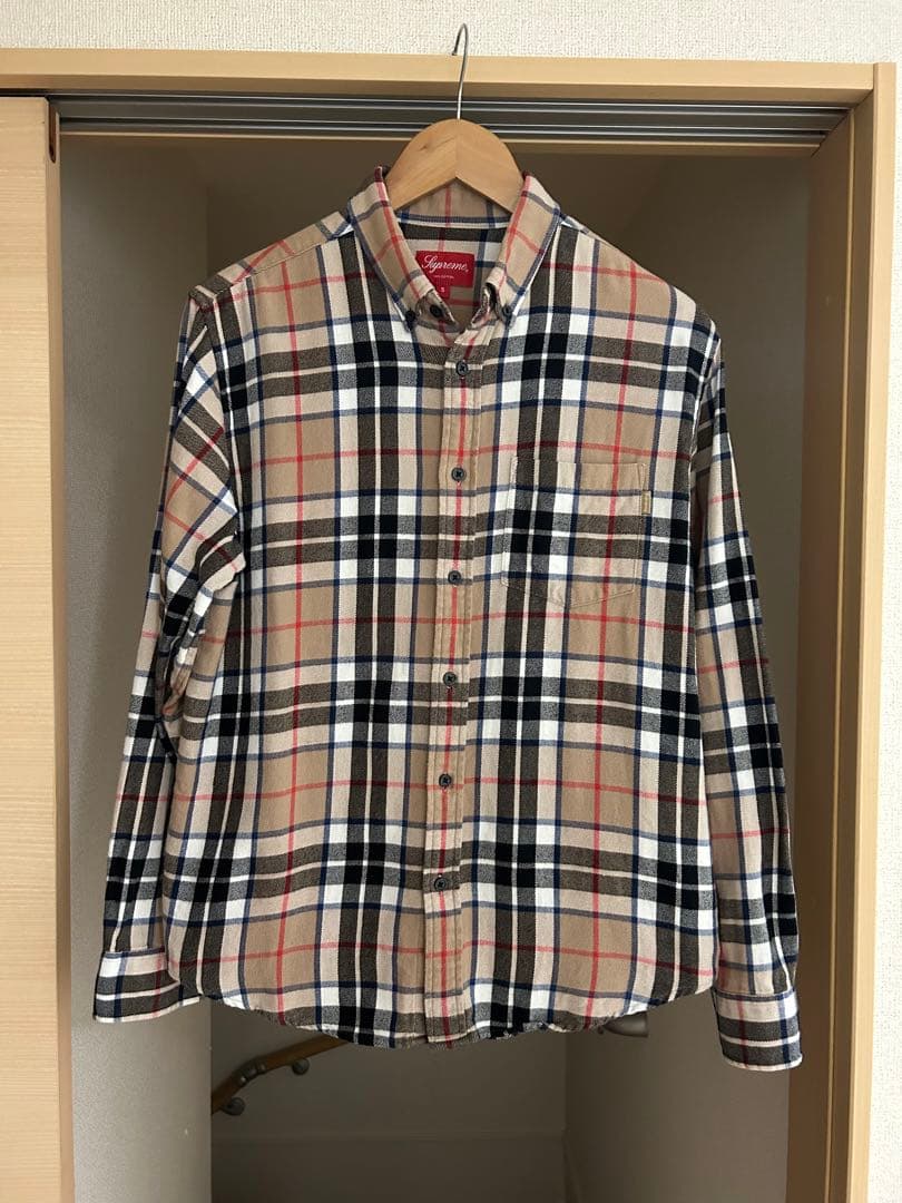 トップス SUPREME Tartan L/S Flannel Shirt