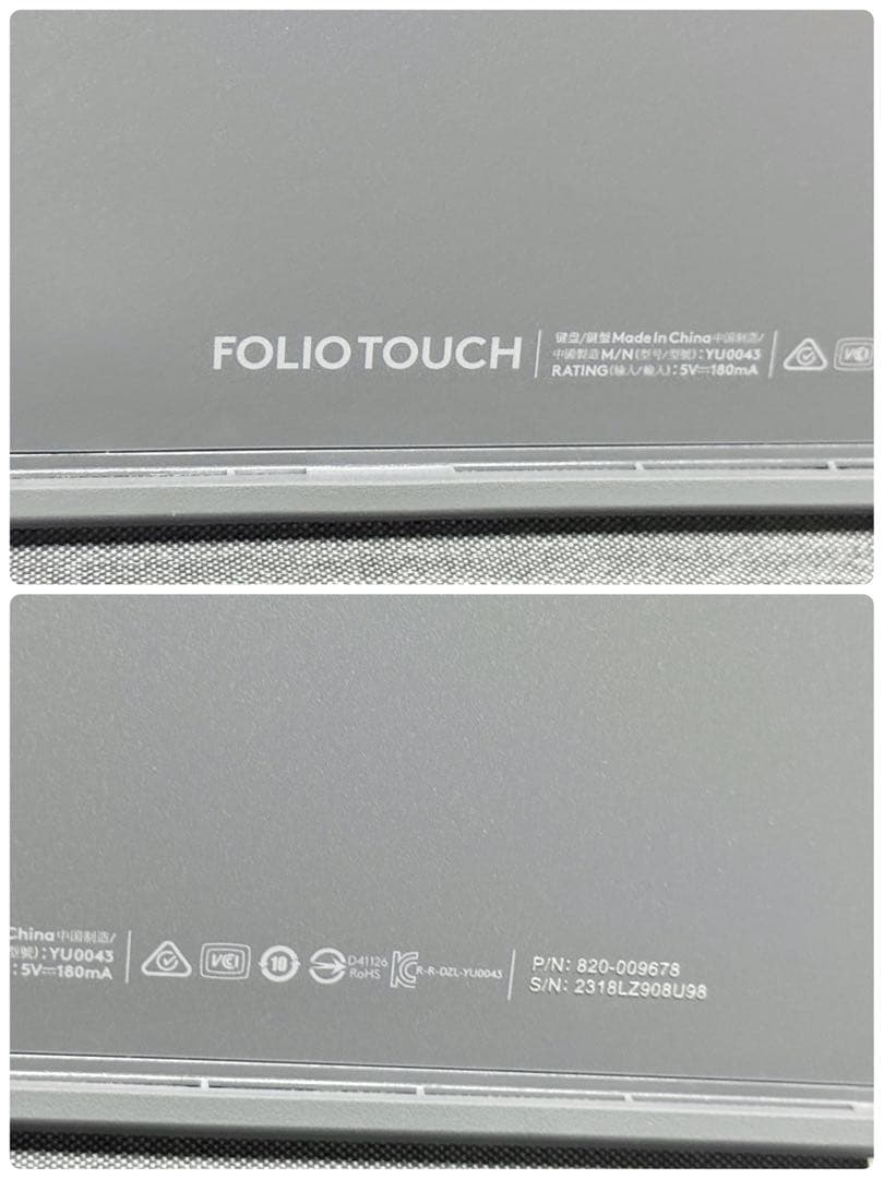極美品　logicool FOLIO TOUCH iPad Pro 11インチ用