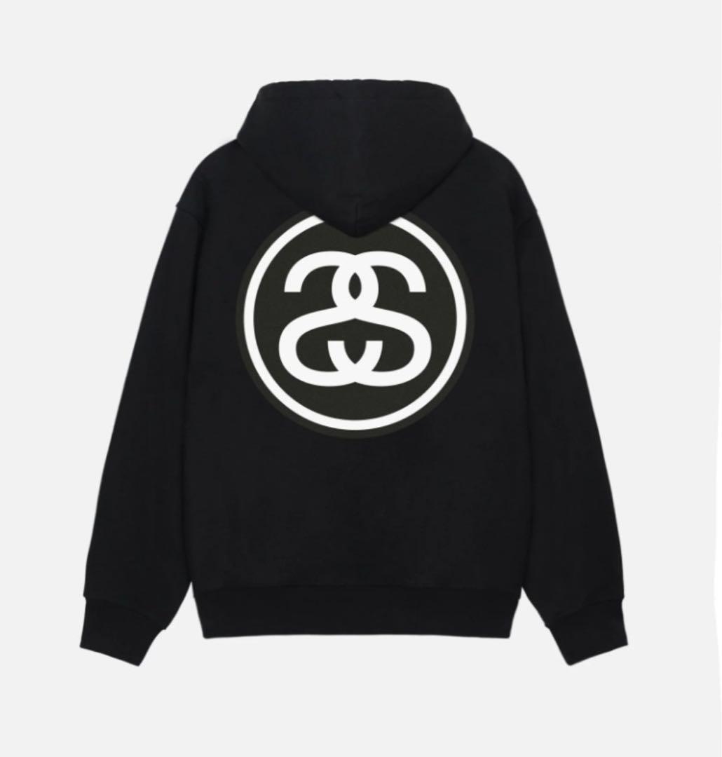 Stüssy SS-Link Hoodyパーカー 黒