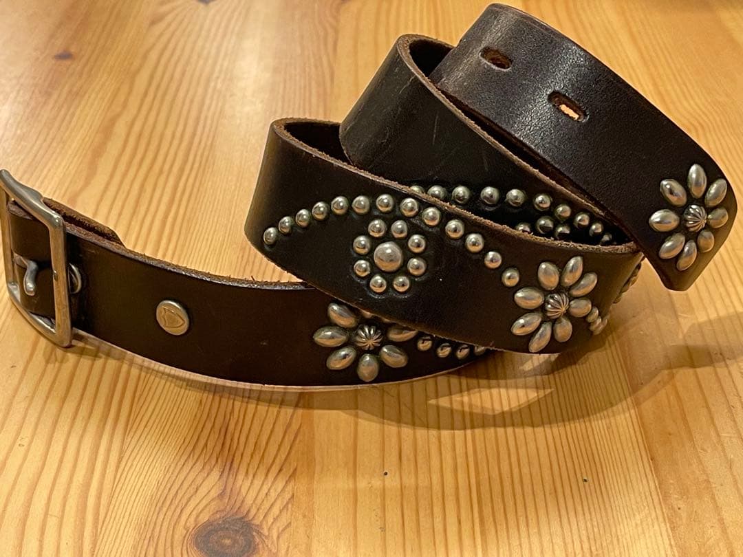 HTC スタッズベルト　アンブレラスタッズ ブラック　34