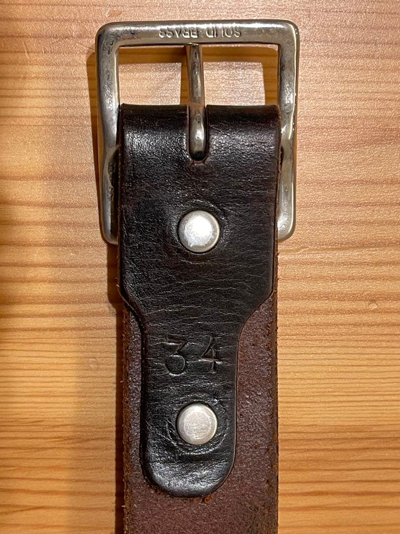 HTC スタッズベルト　アンブレラスタッズ ブラック　34