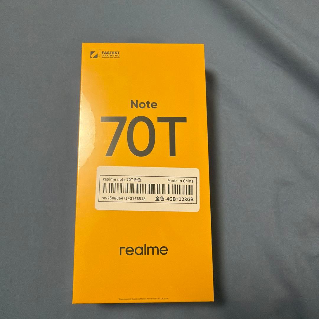スマートフォン本体 realme Note 70T 4GB-128GB