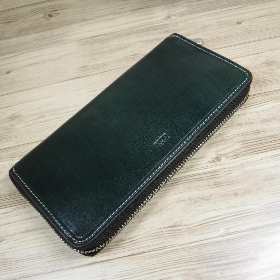 タケオキクチ 定価2万2000円 ラウンドファスナー長財布 牛革 カード13枚