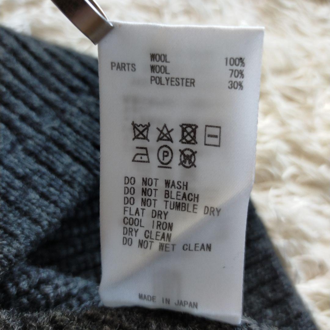 FETICO フェティコ パフスリーブニット タートルネック ブラック