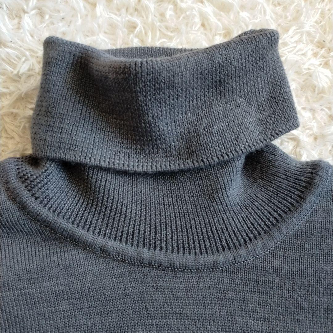 FETICO フェティコ パフスリーブニット タートルネック ブラック