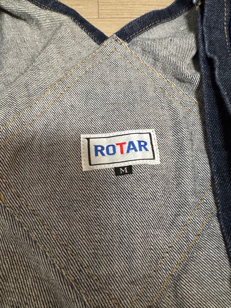ROTAR デニム オーバーオール　ルードギャラリー　ローター　ワーク