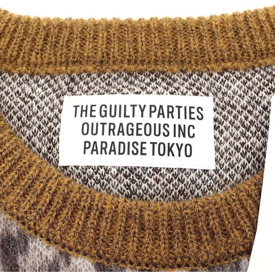 H06100 美品WACKO MARIA ニット セーター L ワコマリア