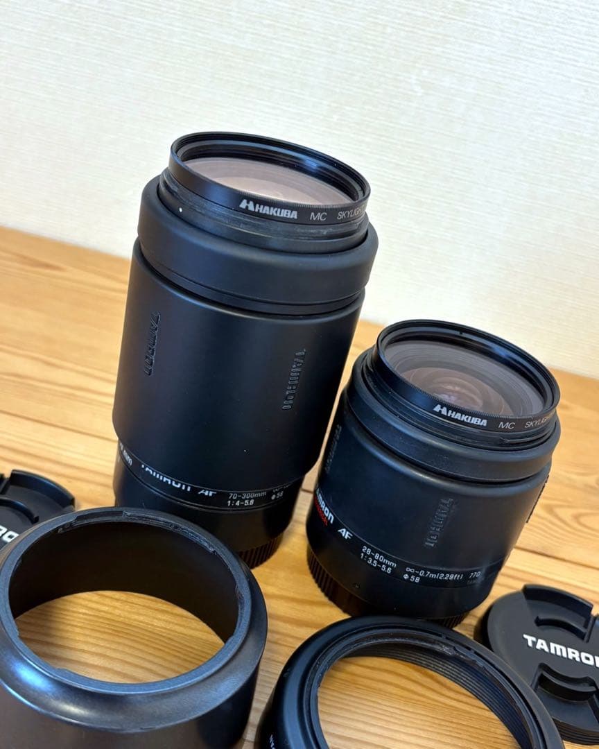 TAMRON タムロン AFズームレンズ （28-80・70-300mm）
