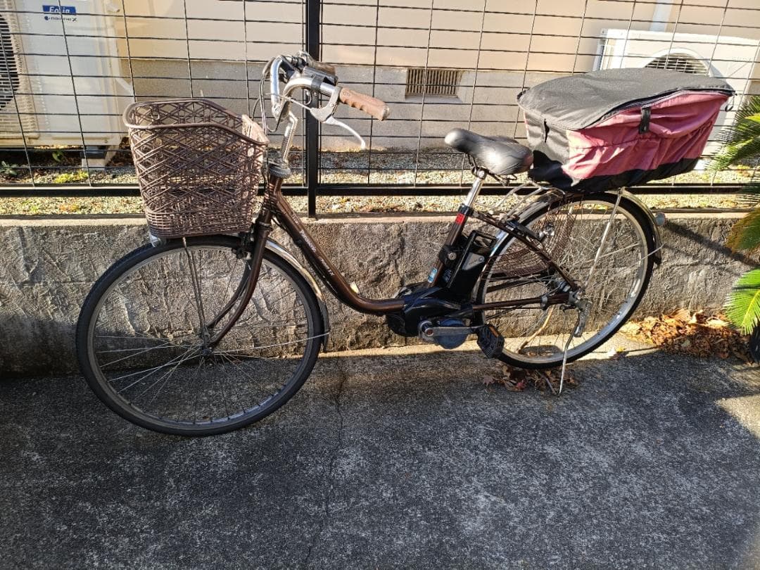 パナソニック電動アシスト自転車 ビビTX 26インチ充電器付／引き取り限定