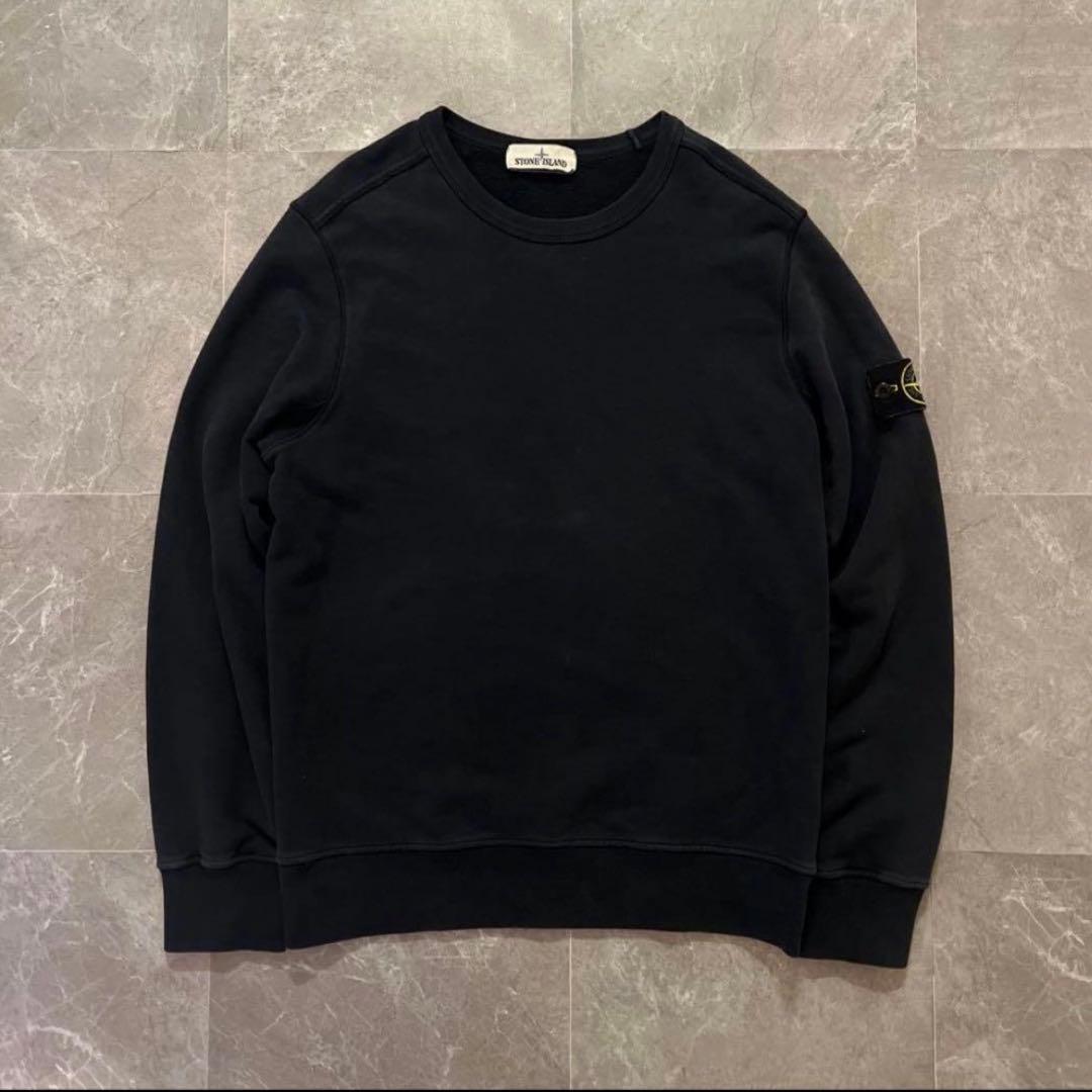 【極美品❗️】stone  スウェットトレーナー　ブラック　L