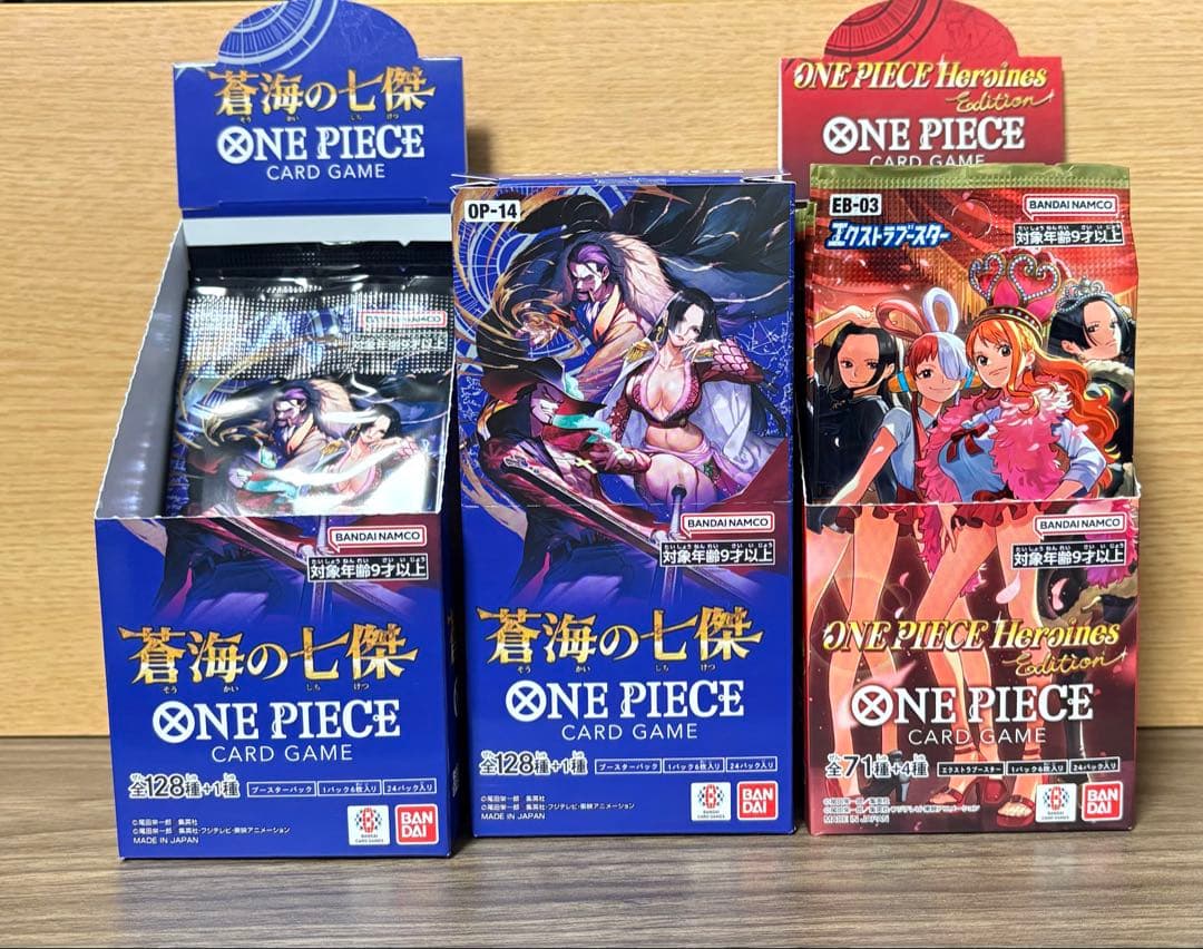 ワンピースカードゲーム ヒロインズ 1box 蒼海の七傑 1box 4パック