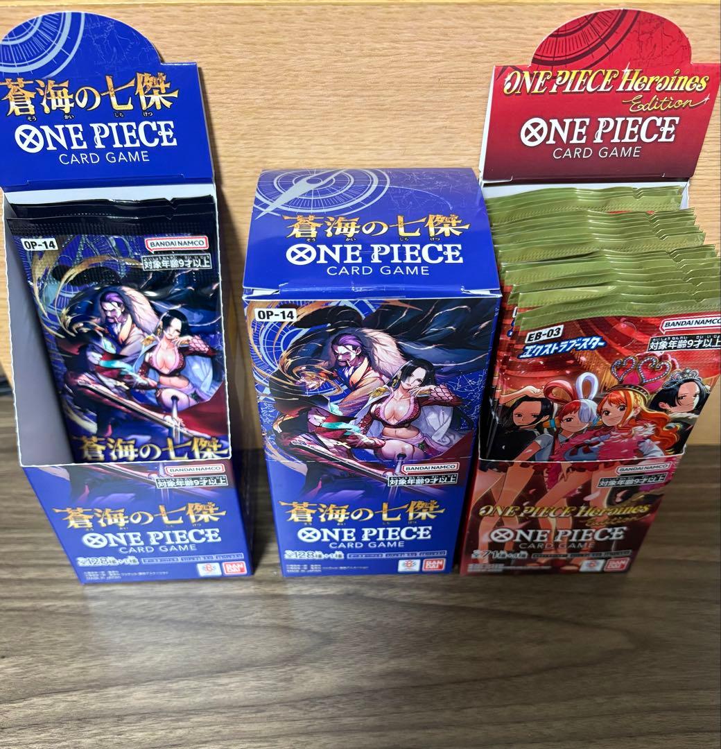 ワンピースカードゲーム ヒロインズ 1box 蒼海の七傑 1box 4パック