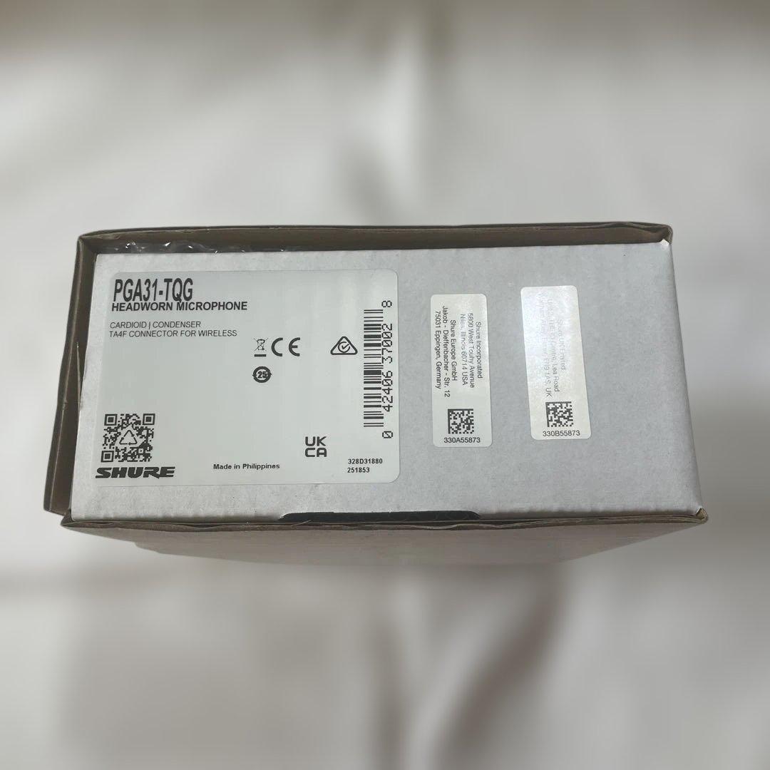 SHURE 有線ヘッドセットマイク PGA31-TQG