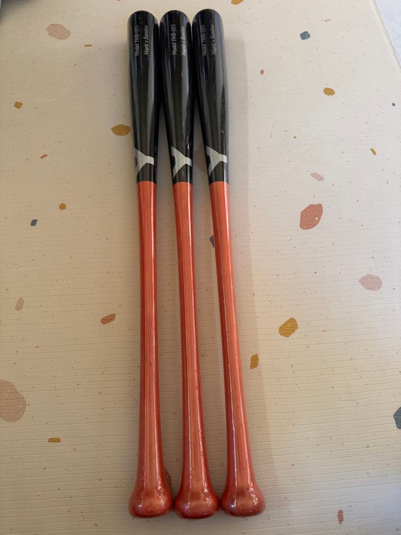 ヤナセ　木製&竹　合竹バット３本セット