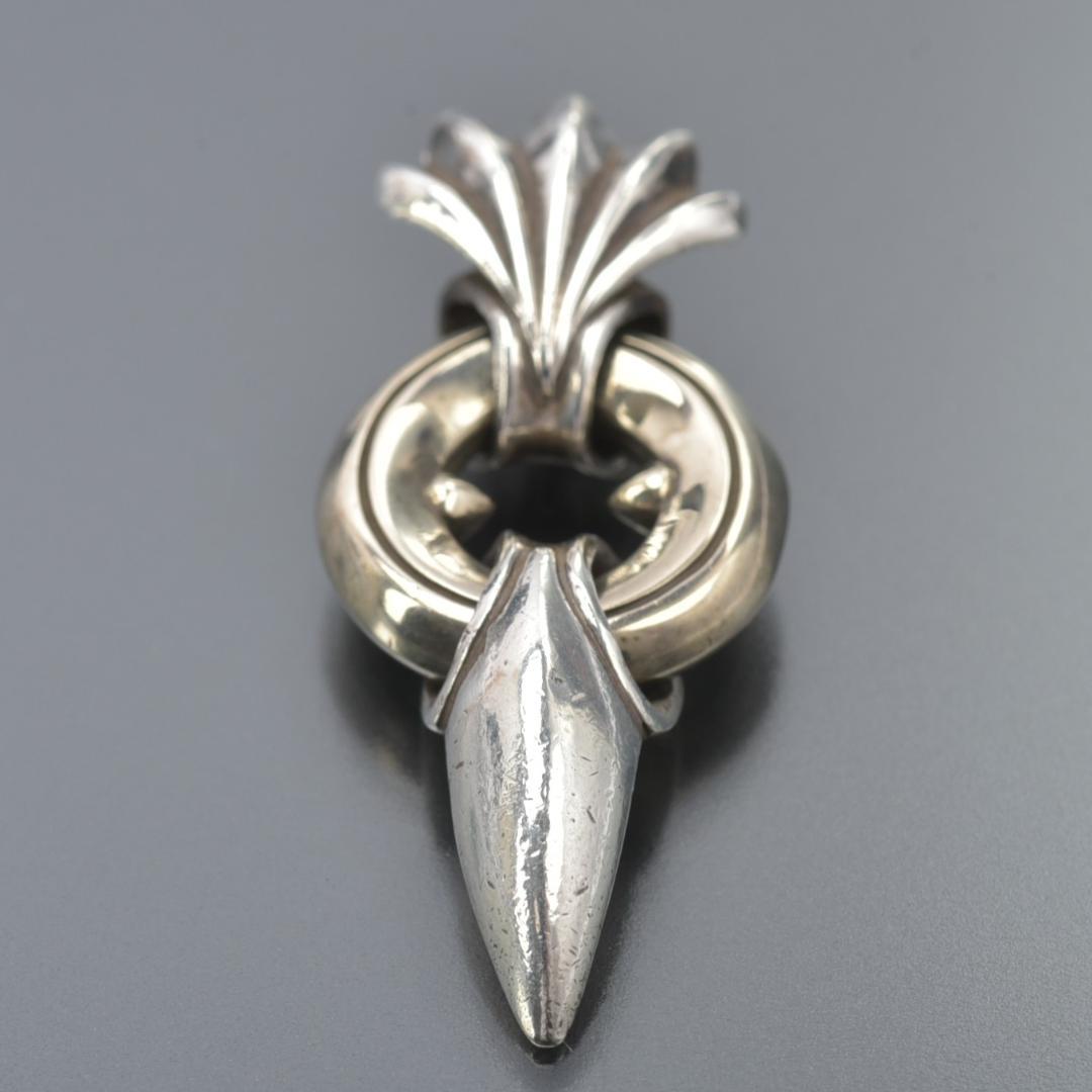 磨き済/良品 ライオンハート ファングドペンダントトップ SV/950 シルバー