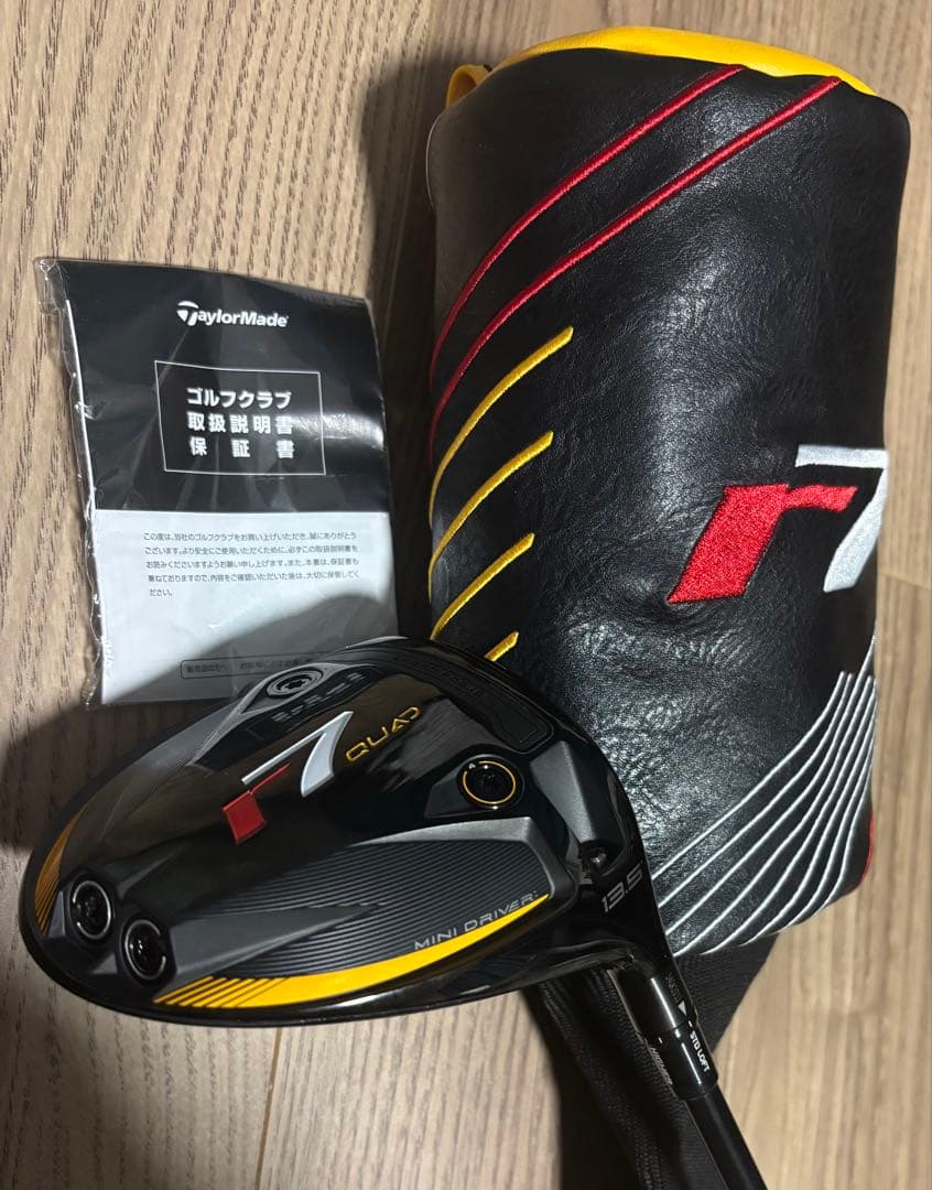 テーラーメイド　R7 Quadミニドライバー13.5° 未使用　保証書付き