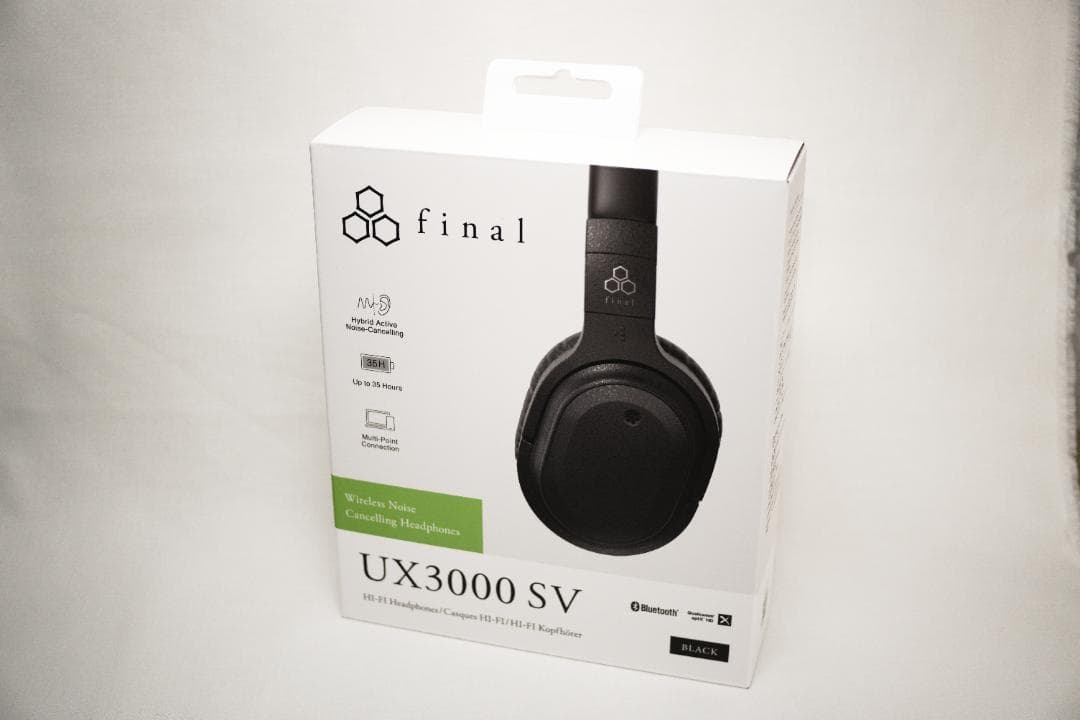 final UX3000 SV Bluetoothワイヤレスヘッドホン