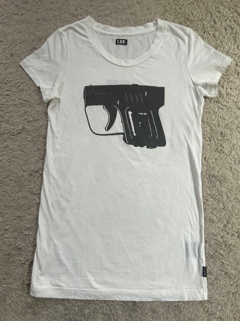 LGB MANIAC CORP. 拳銃プリント Tシャツ サイズ0