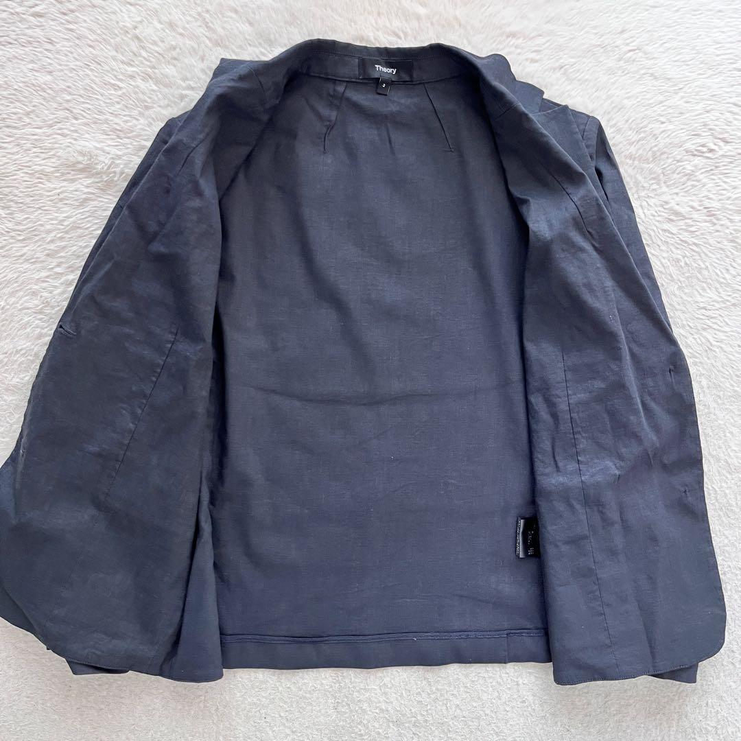 Theory セットアップ スーツ テーラード ジャケット パンツ リネン
