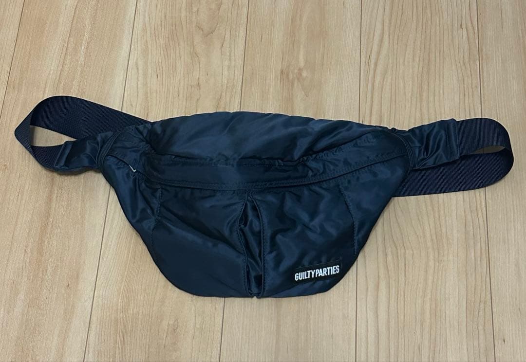 ワコマリア×PORTER ネイビー　Wネーム　ショルダーバッグ