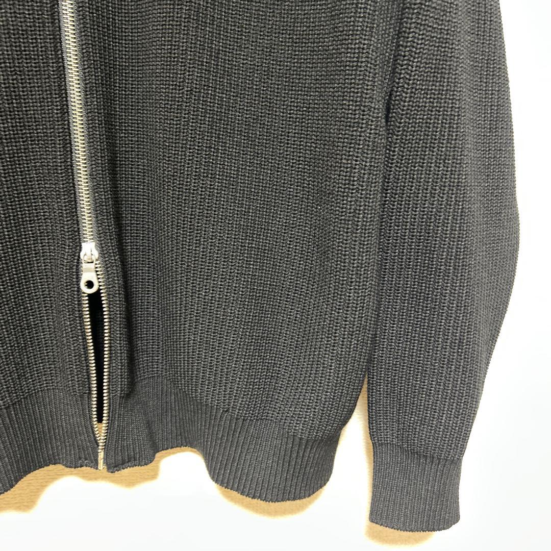 【バウンドウールドライバーズニット】ブラック(size:2)