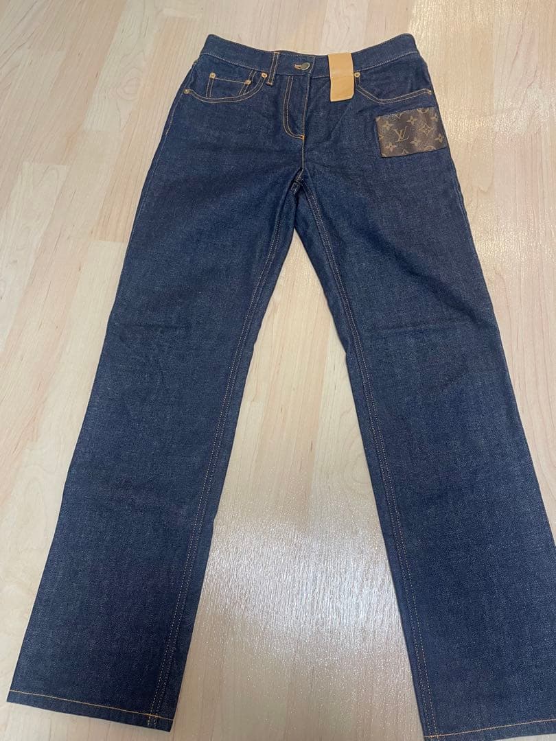 超美品Louis Vuitton ストレートデニム