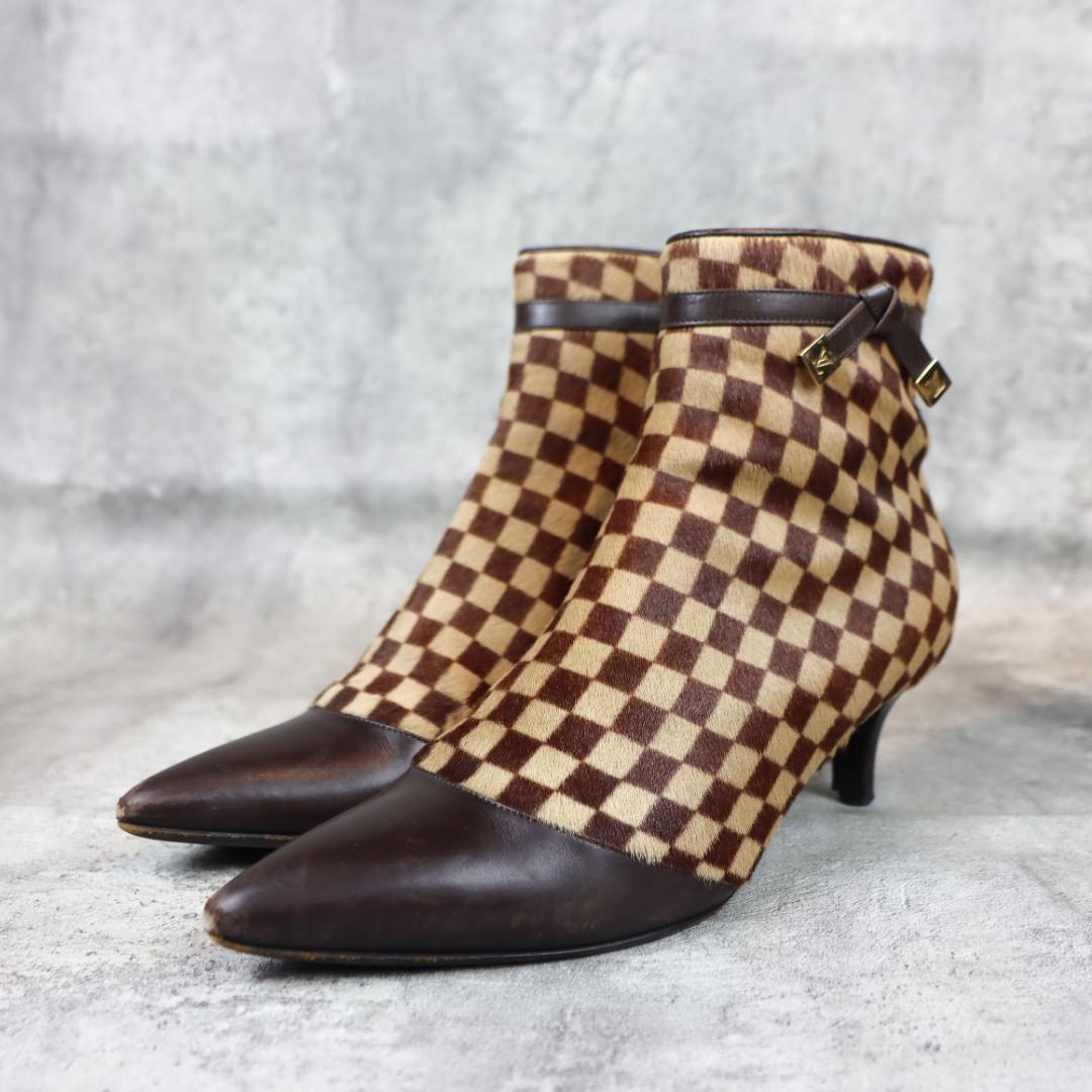 LOUIS VUITTON / ルイ・ヴィトン ダミエ はらこ ヒール