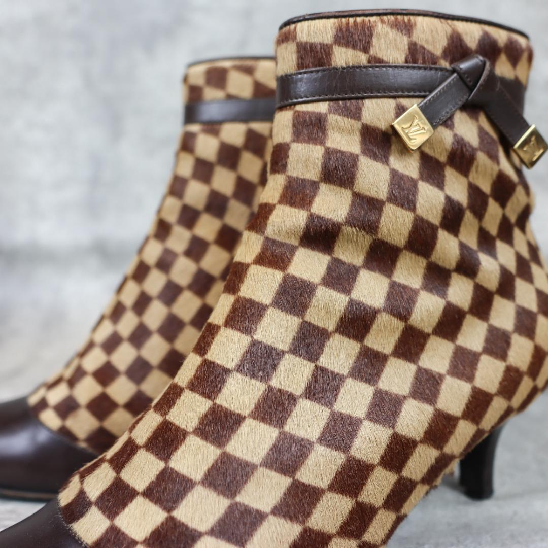 LOUIS VUITTON / ルイ・ヴィトン ダミエ はらこ ヒール