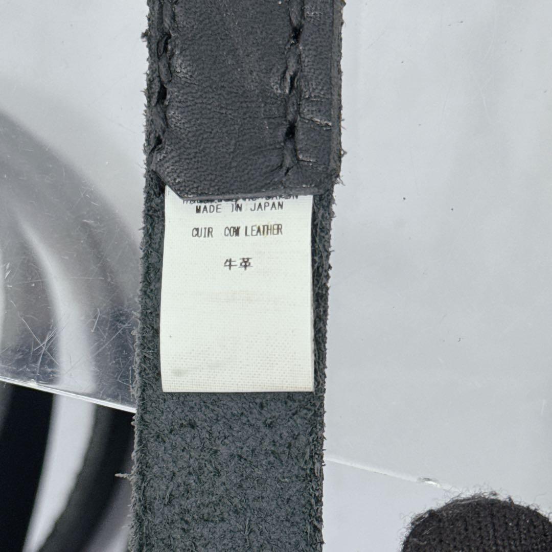 【絶盤】Yohji Yamamoto プールオムthicknume レザーベルト