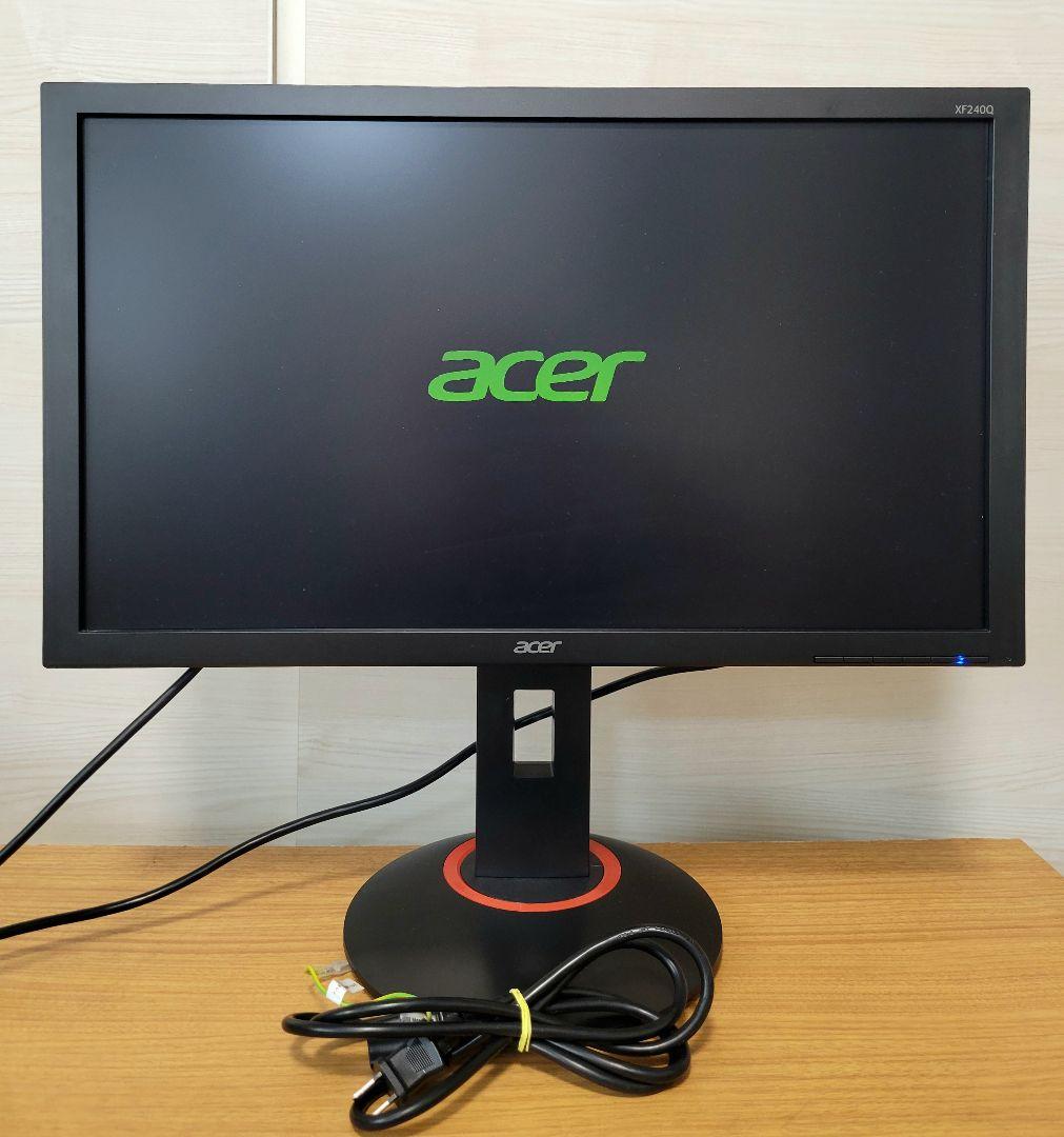 美品　Acer　ゲーミングディスプレイ XF240QSbmiiprx 23.6型