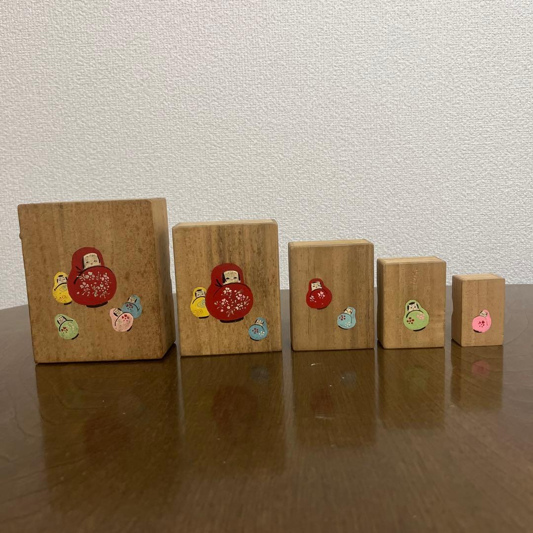 入れ子式木箱　昭和