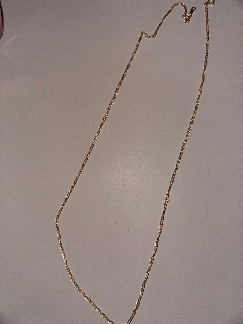 【刻印あり】18Kネックレス　スクリュー