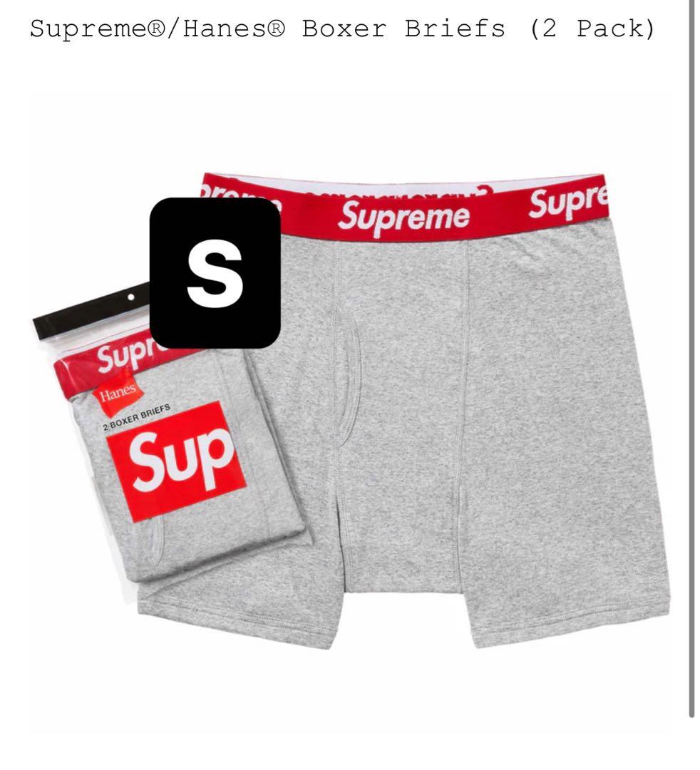 【Sサイズ】Supreme Hanes Boxer Briefs(2 Pack)
