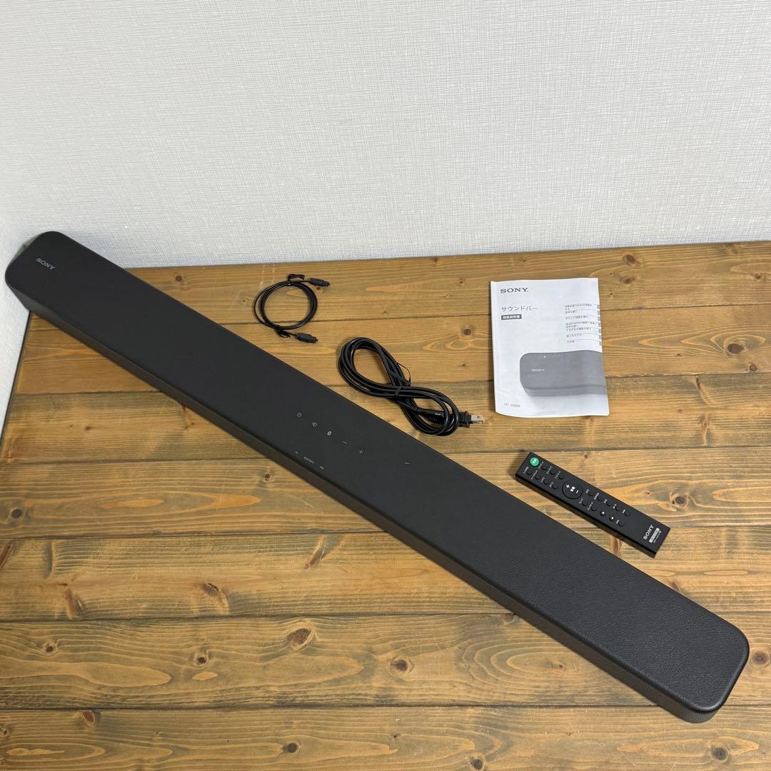【美品】SONY ソニー 2022年製 サウンドバー HT-S100F ブラック