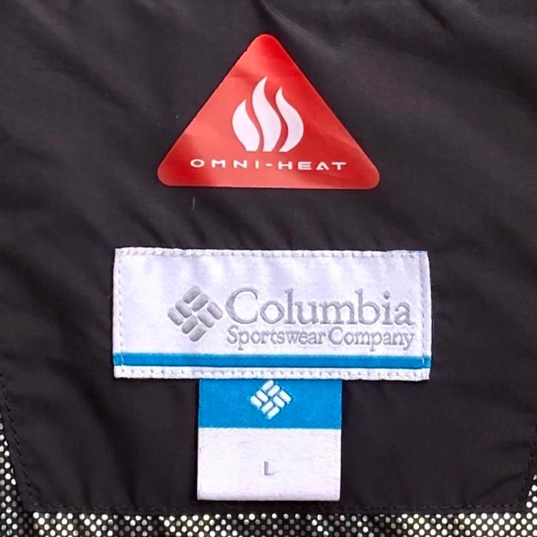美品 L コロンビア ダウンジャケット オムニヒート ダウン ダウンパーカ