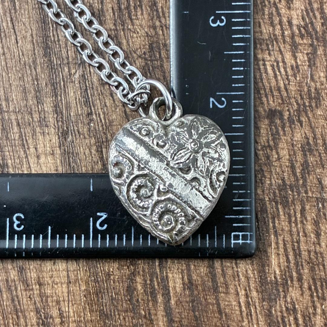 スウィートハートジュエリーSWIRL 花 シルバー ヴィンテージ ネックレス