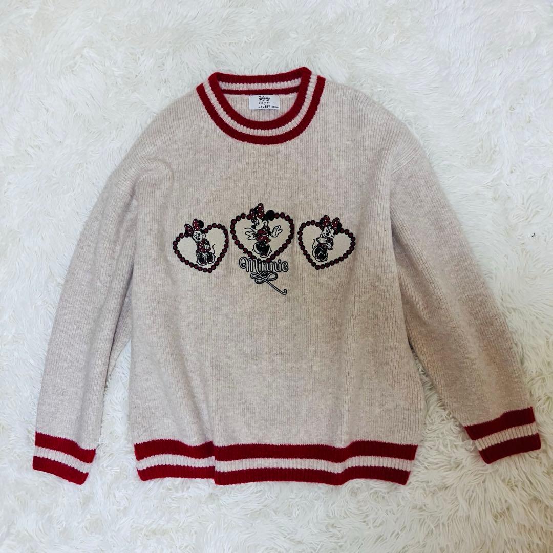 MD X'mas KNIT / ミニー/moussy ディズニーニット