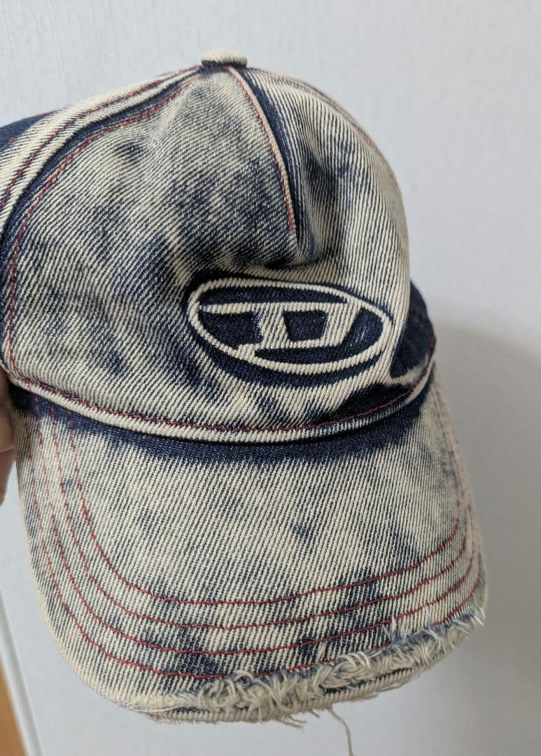 DIESEL　ダメージ デニムキャップ C-SEYMON