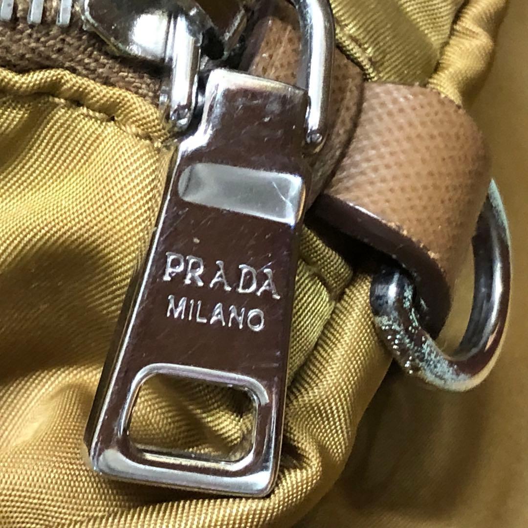 PRADA ミニボストンバッグ ※ショルダーストラップ欠品
