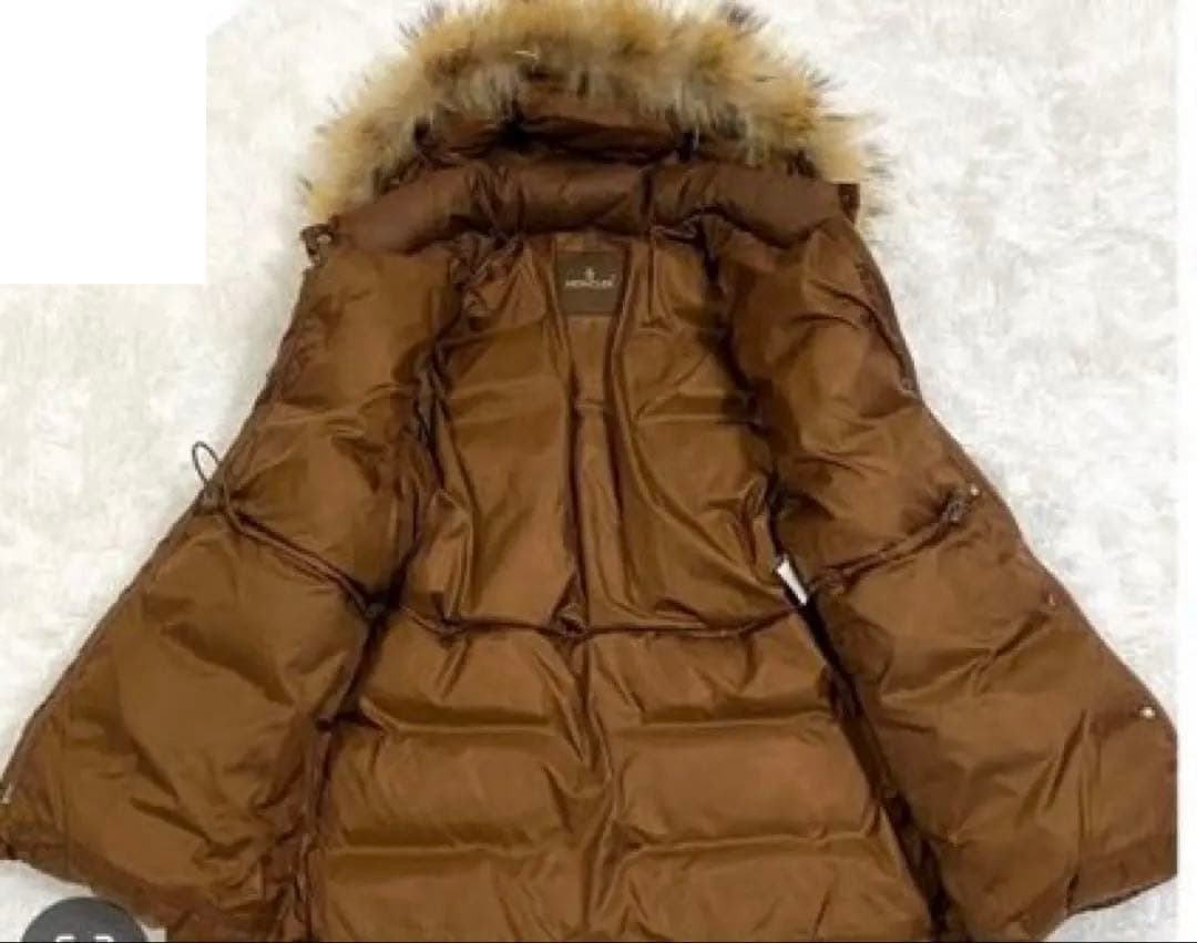 モンクレール バレンティーヌ ダウンジャケット 最高級茶タグ　ブラウン