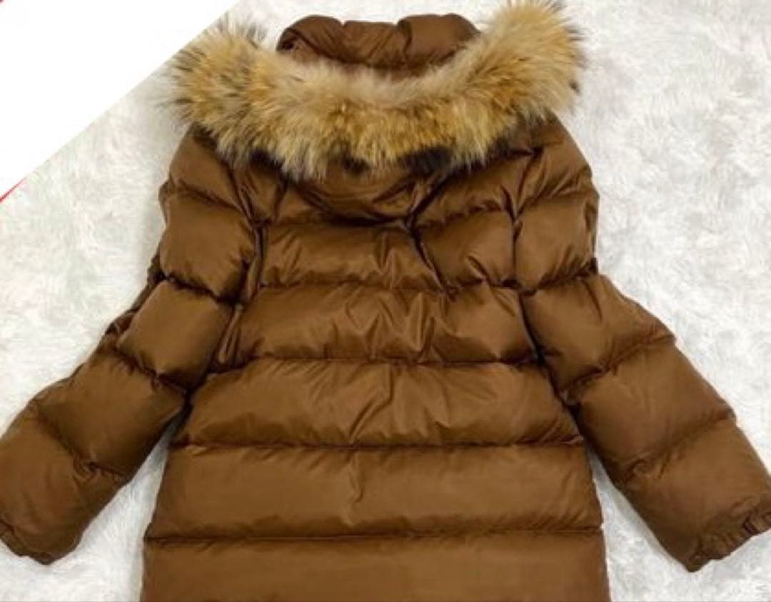 モンクレール バレンティーヌ ダウンジャケット 最高級茶タグ　ブラウン