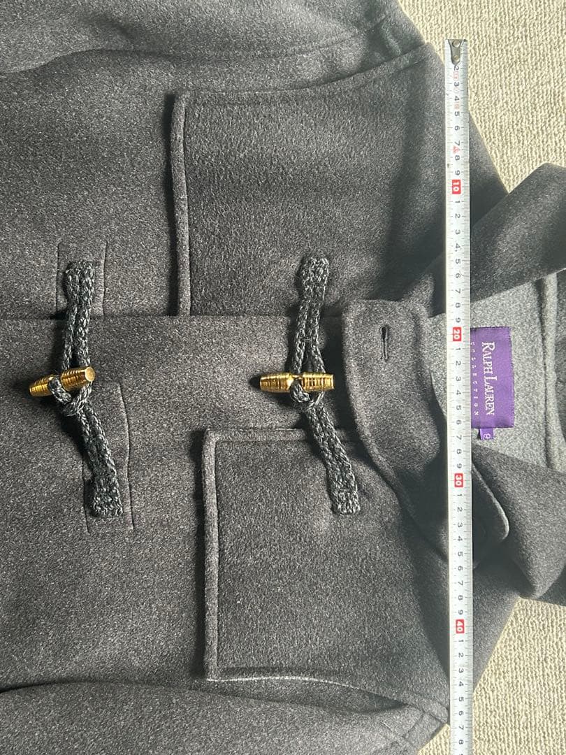 美品　Ralph Lauren レディース　グレー ダッフルコート　カシミヤ